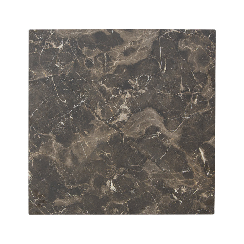 Плот за маса HPL Verhia тъмносив вид на мрамор 60x60cm 12mm дебелина