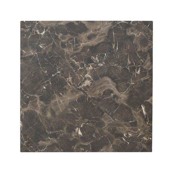 Плот за маса HPL Verhia тъмносив вид на мрамор 60x60cm 12mm дебелина