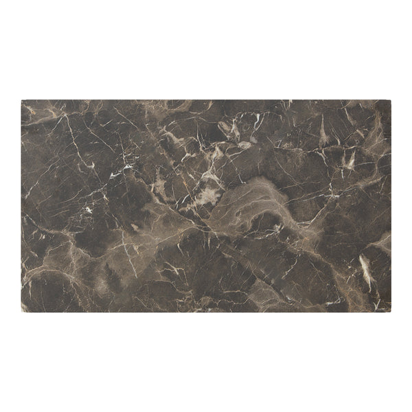 Плот за маса HPL Verhia   тъмносив вид на мрамор 69x120cm 12mm дебелина