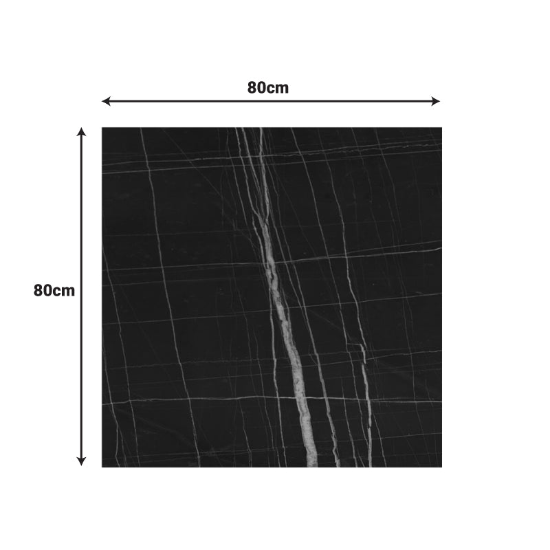 Плот за маса  Relian HPL черен мрамор 80x80x1.2см