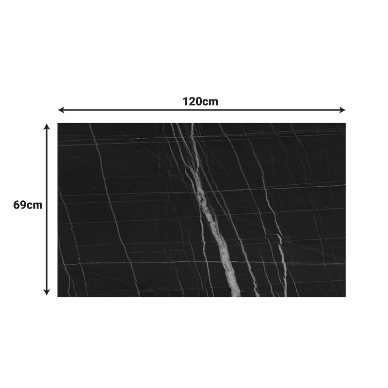 Плот за маса  Relian HPL черен мрамор 69x120x1.2см