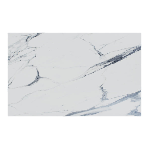 Плот за маса SOLACE werzalit бял мрамор 120x80см дебелина 35мм