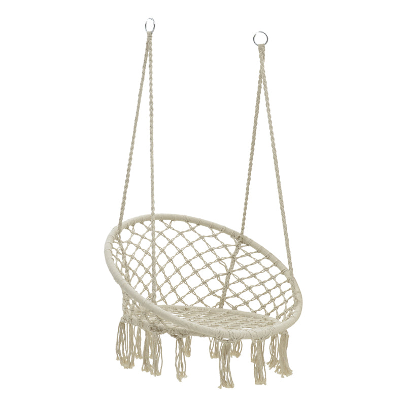 Седалка за хамак Eventful въже бежово 82x82x133см