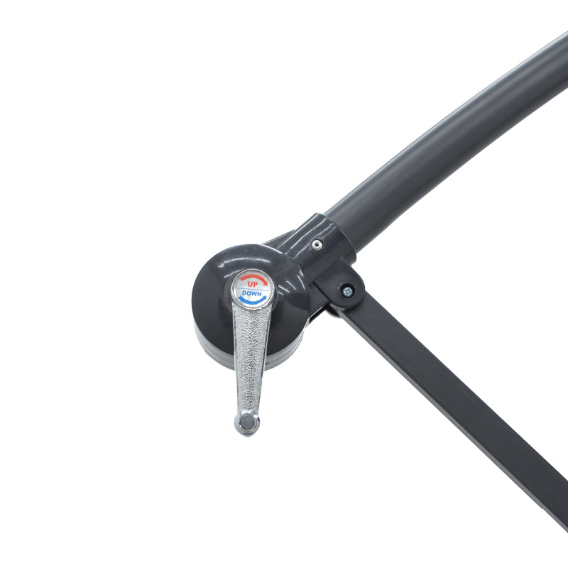 Чадър с основа Jiopel единичен алуминиев плат бежово-сив D3m/2.5м