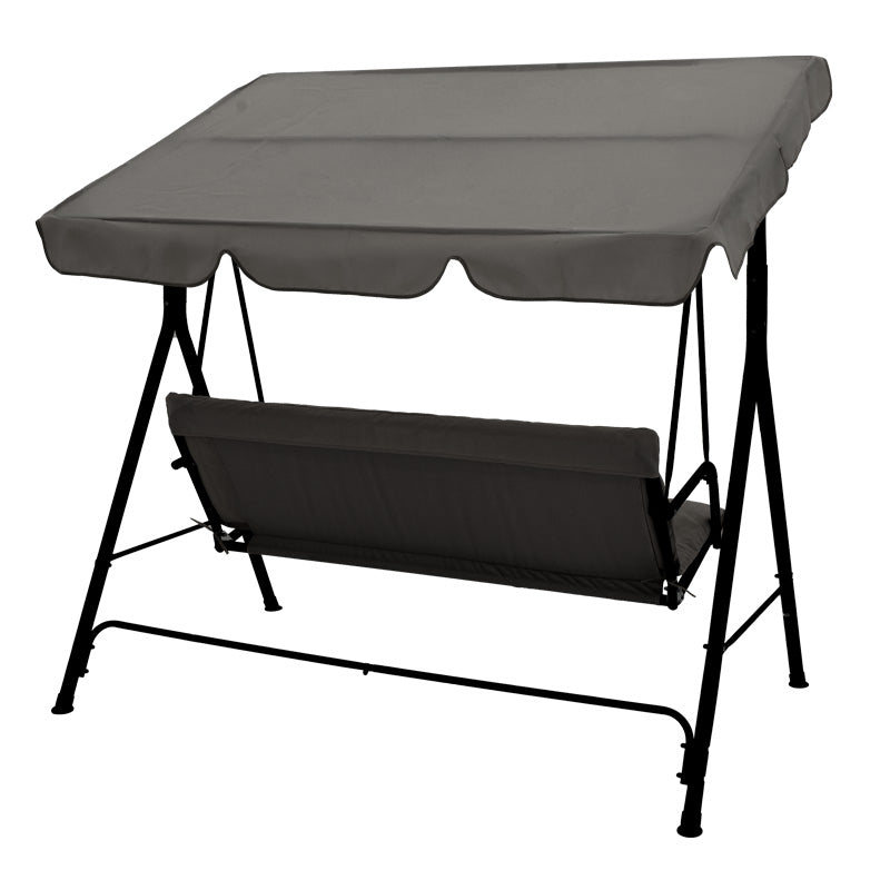 Градинска люлка Globo сив цвят  170x110x153cм