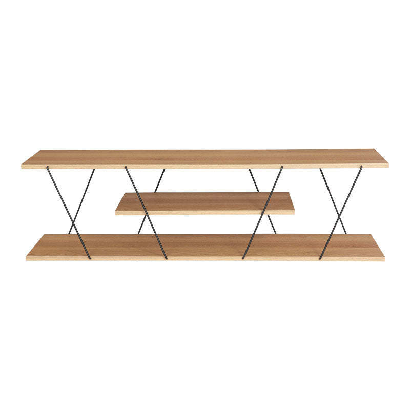 ТВ Шкаф  Tars сонома-черен цвят  120x30x33см