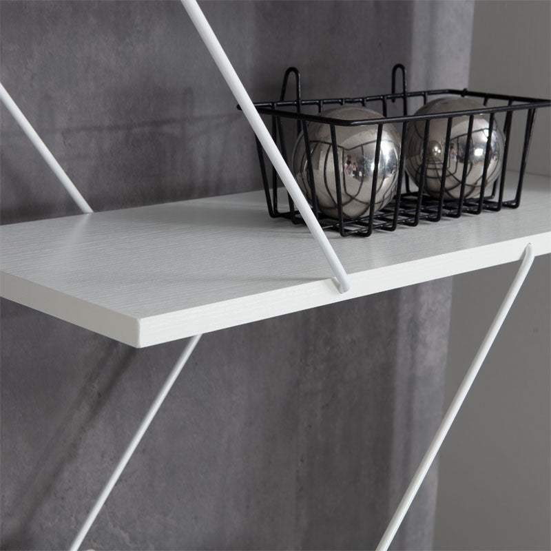 Библиотека Tars бял цвят 84x24x157см