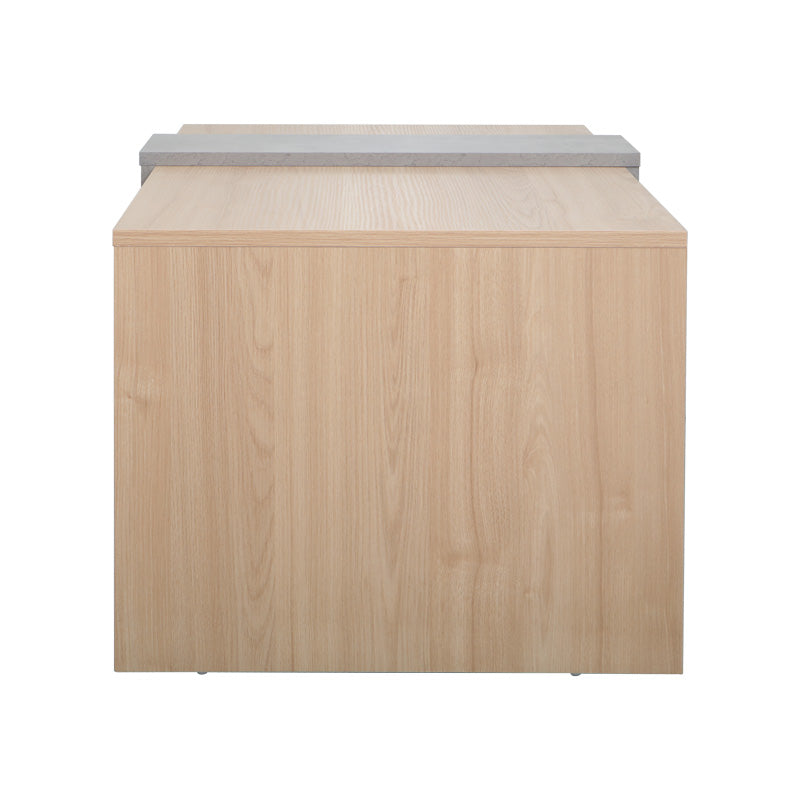 Холна маса cozeto в естествен циментово сив цвят 100x53x41.5см