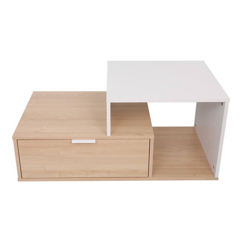 Холна маса vople в натурално бял цвят 90x50x40см