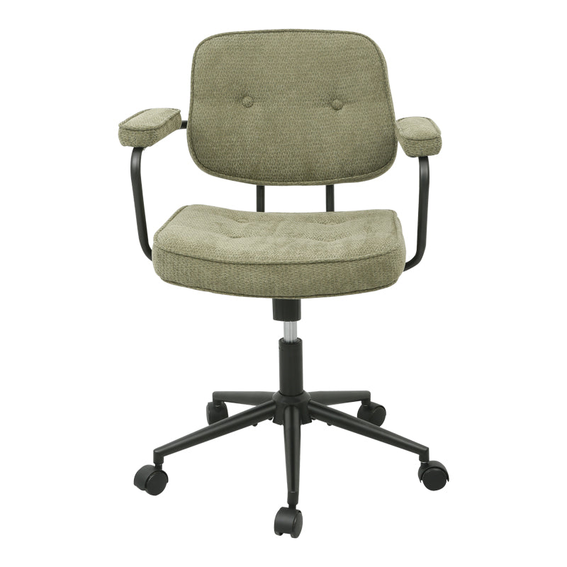 Офис стол leberta d, цвят каки, плат 64x63.5x86-96 см