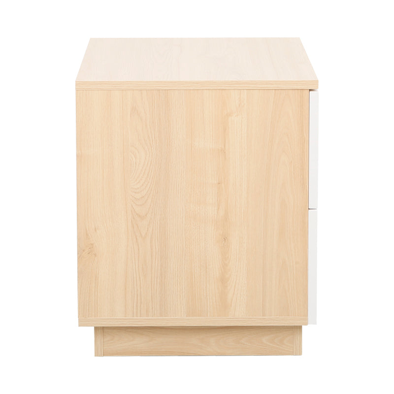 Нощно шкафче verena в естествен бял цвят 48x40x48см