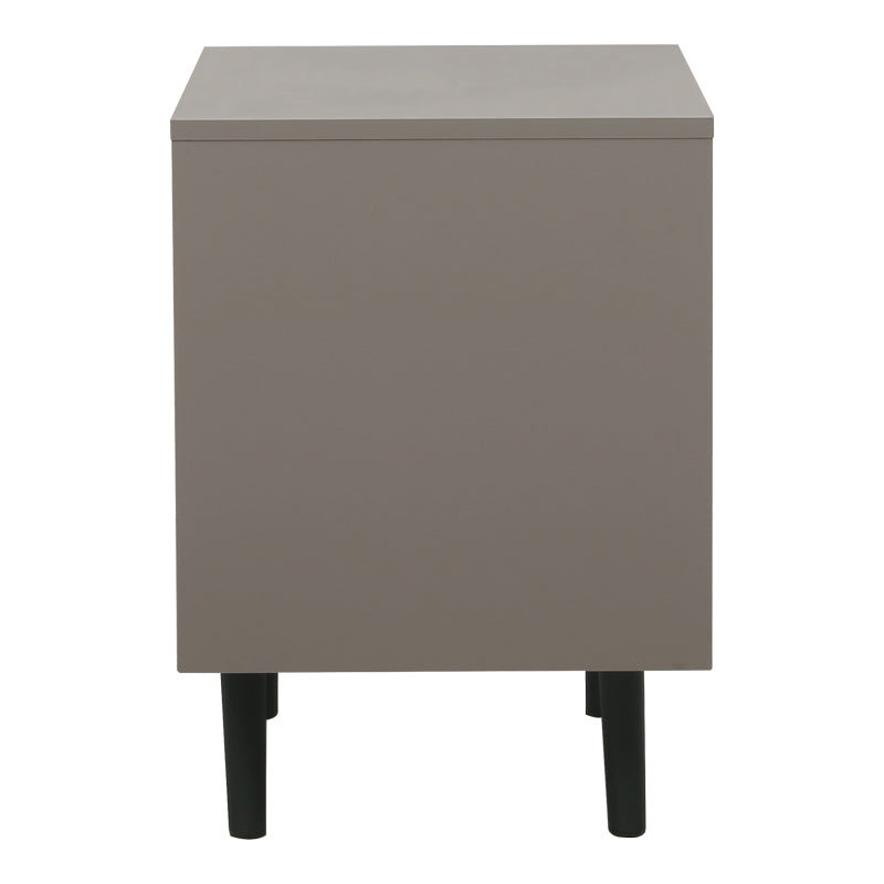 Нощно шкафче NECTRA бежово с черно 50x40x56см