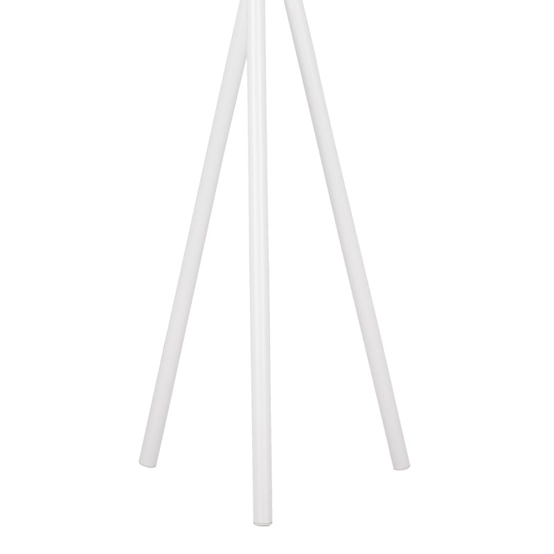 Закачалка за дрехи Sigar метал-дърво в бяло-натурален цвят 49x51x187см