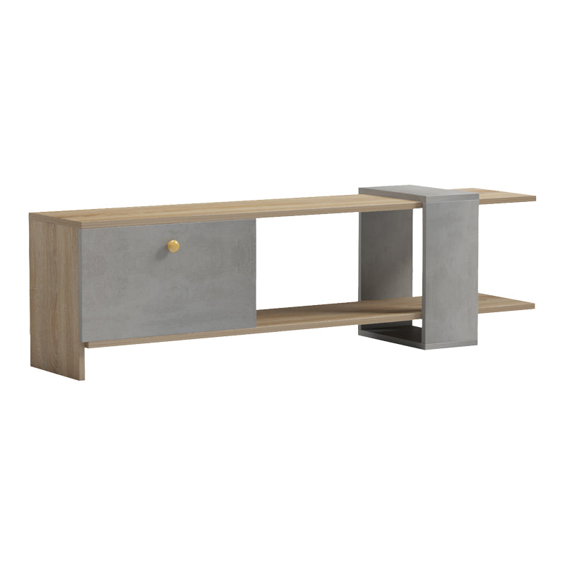 Стойка за телевизор STANDI в цвят сонома-сив цимент 120x25x36.8cm