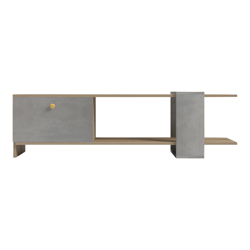 Стойка за телевизор STANDI в цвят сонома-сив цимент 120x25x36.8cm