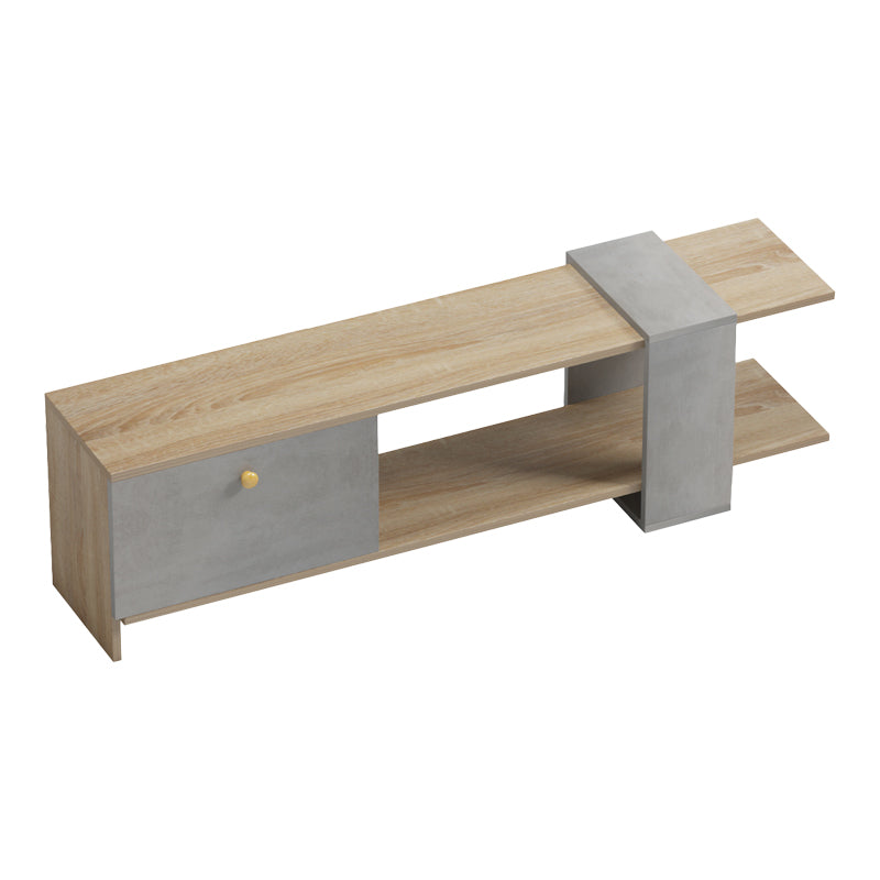 Стойка за телевизор STANDI в цвят сонома-сив цимент 120x25x36.8cm