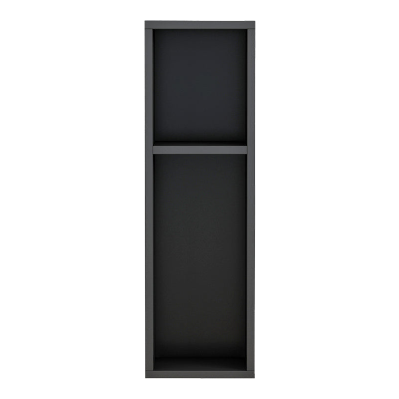 Стенен рафт Racks сив цвят  20x15x65см