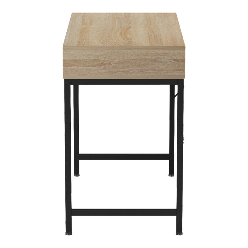 Офис бюро Kama в цвят сонома-сив с черни метални крака 95x48x76см