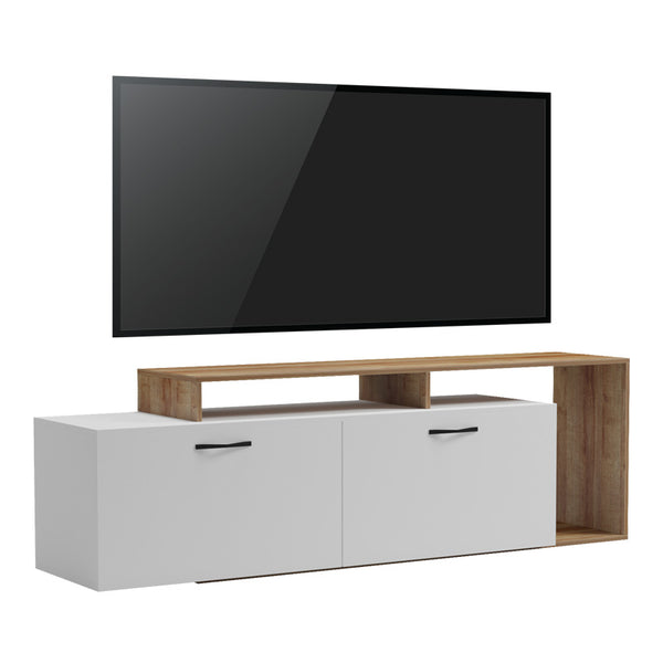 Тв шкаф TOBLER цвят бял дъб 170x40x53см