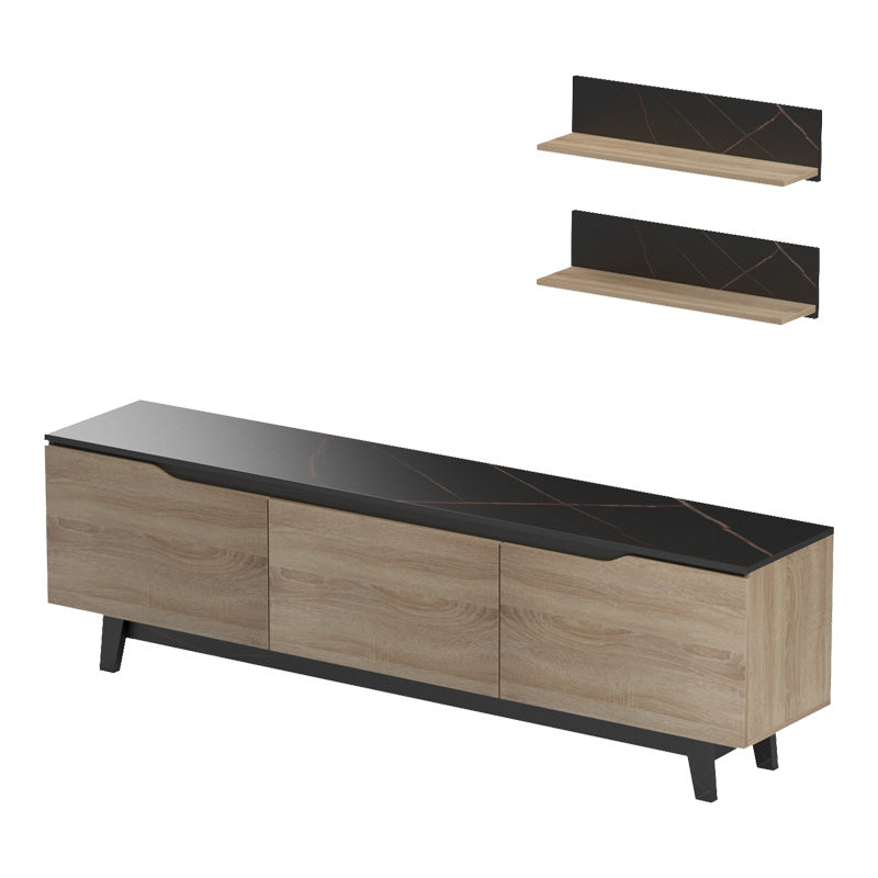 Холна гарнитура Kasia в черен мрамор-сонома нюанс 180x35x48.5см