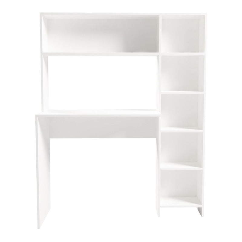 Бюро Janson с библиотека в бяло 113.2x40x141.8cm