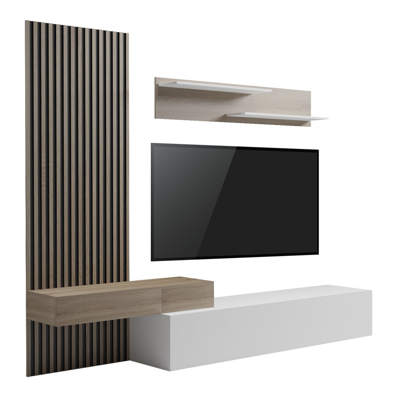 Холна гарнитура litende в бял нюанс-сонома 249.4x42.2x199.5см