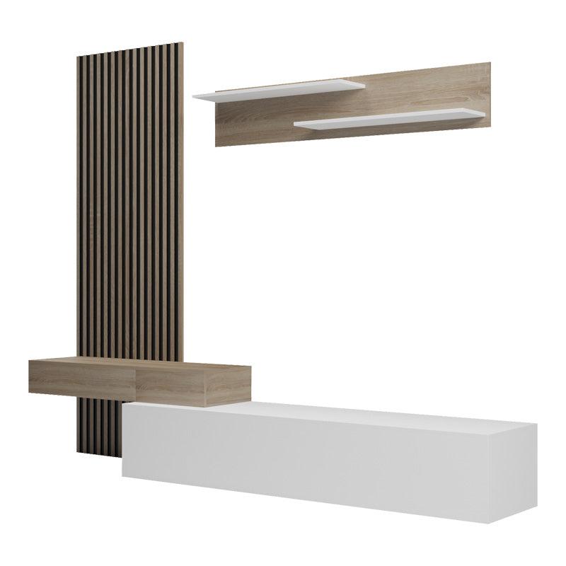 Холна гарнитура litende в бял нюанс-сонома 249.4x42.2x199.5см