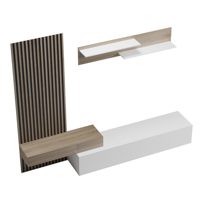 Холна гарнитура litende в бял нюанс-сонома 249.4x42.2x199.5см