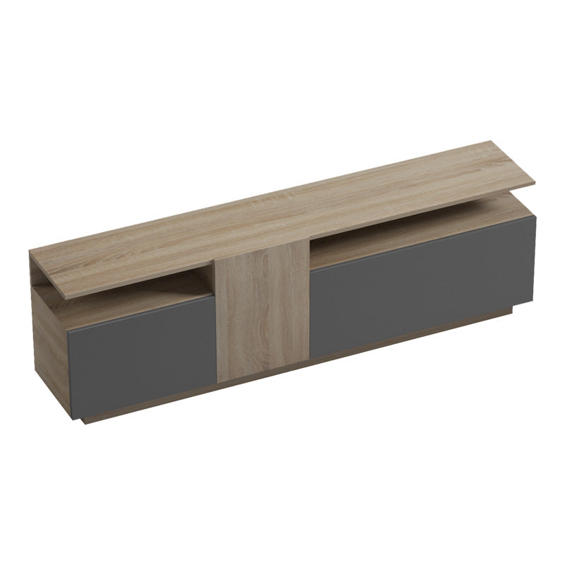 Тв шкаф VENDORA в цвят сонома-антрацит 150x29.5x46.3см