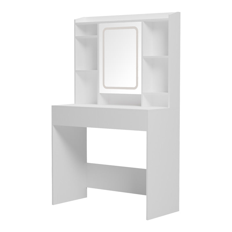 Тоалетка Efilia с led в бял цвят 90x40x145см