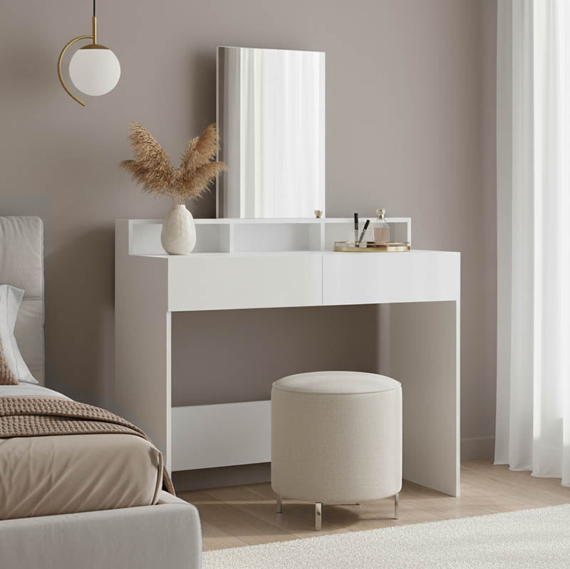 Тоалетка FRENTSEL в бял цвят 100x40x140см