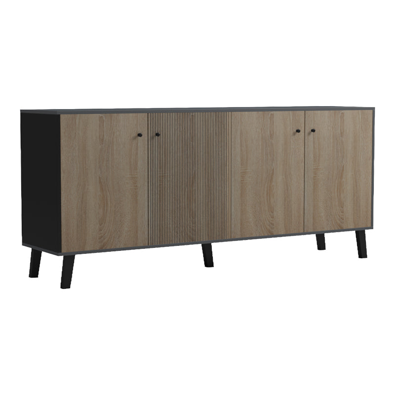 Бюфет ТUSKANY сонома -антрацит 180x40x78.6см