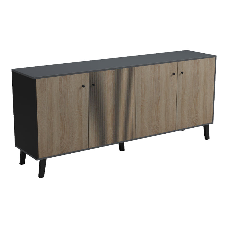 Бюфет ТUSKANY сонома -антрацит 180x40x78.6см
