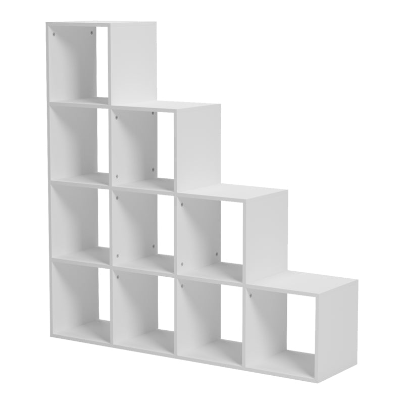 Бяла библиотека SKALA 129.5x29x129.5 см