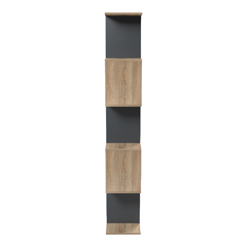 Библиотека TETRI  сонома-антрацит 121.8x25.4x158.8см