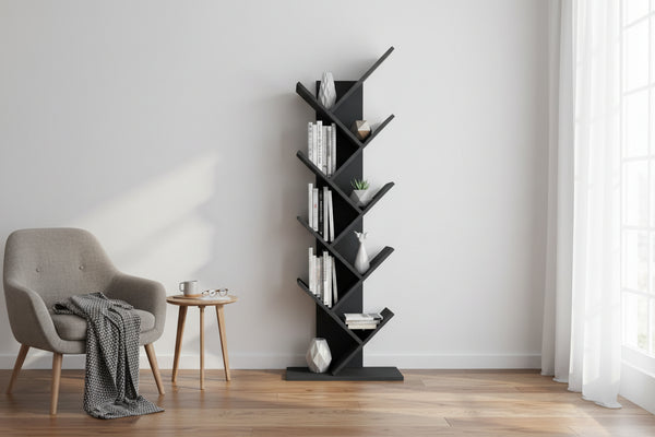 Библиотека FYLLO антрацит 50x25x141.5 см