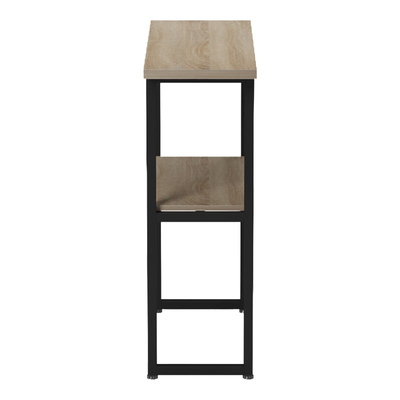 Конзола SOLAIN сонома-черен метал 79x29x85см