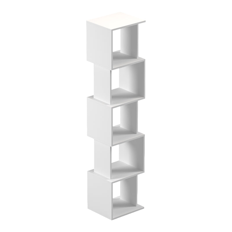 Бяла библиотека CUBIK 35x30x161см