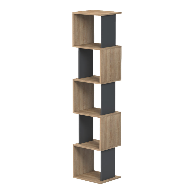Библиотека CUBIK сонома - антрацит 35x30x161см