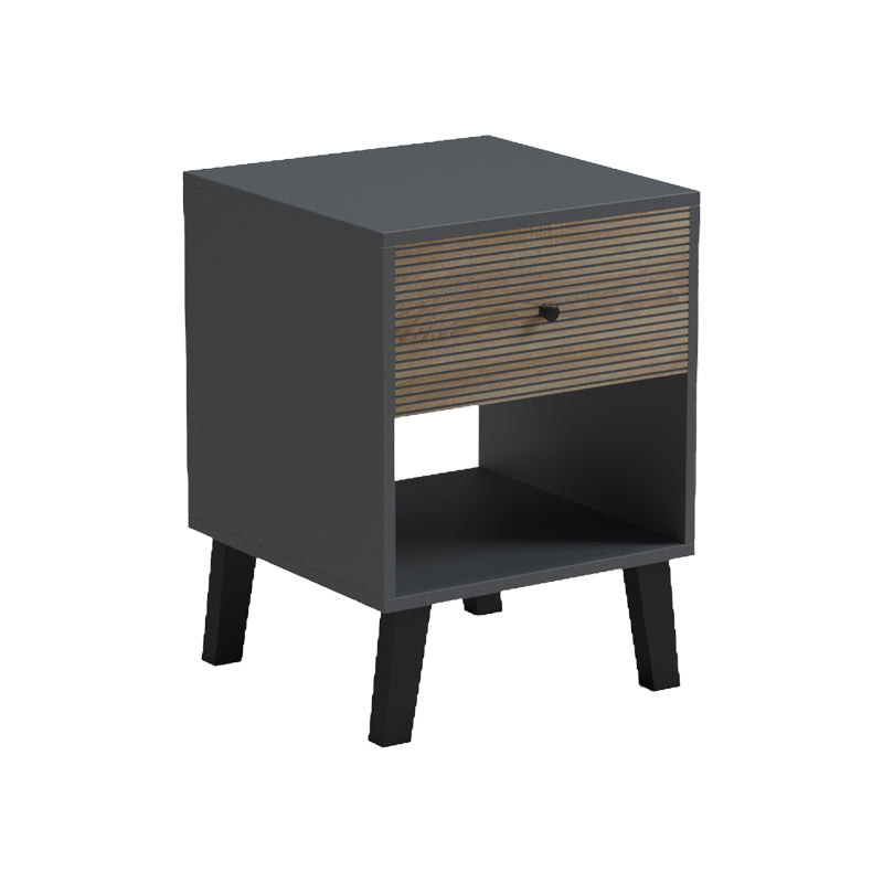 Нощно шкафче TUSKANY сонома-антрацит 40x40x55см