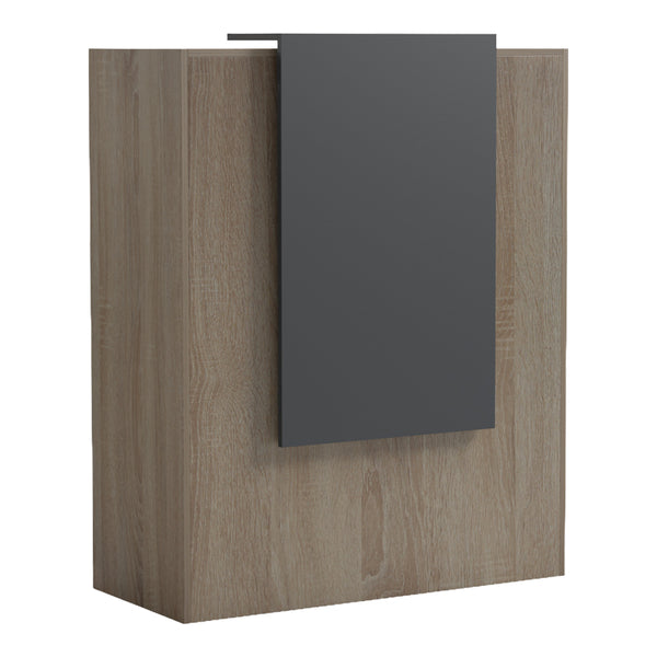 Рецепция ZOWEL с led осветление sonoma-antracit 90x40x110cm