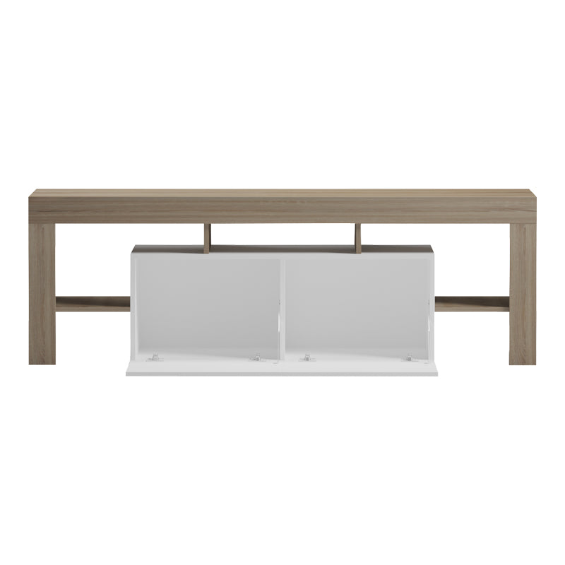 ТВ Шкаф LINER Сонома-Бяло 150x40x50 см