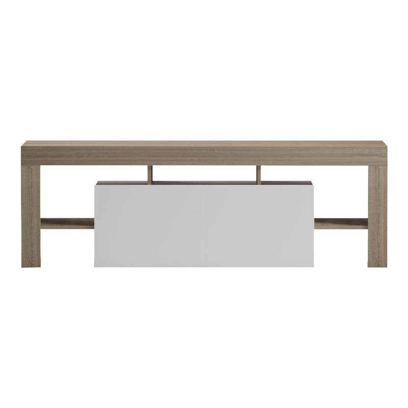 ТВ Шкаф LINER Сонома-Бяло 150x40x50 см