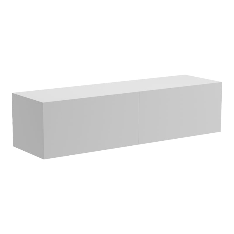 Стенен ТВ Шкаф RIVAL с LED Бял 120x35x30 см