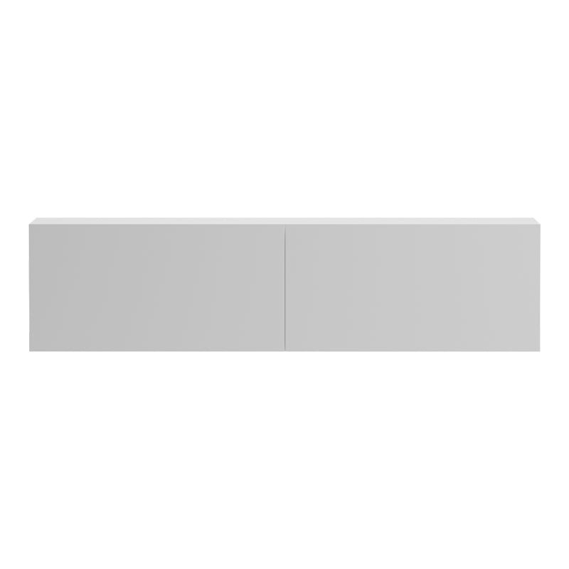 Стенен ТВ Шкаф RIVAL с LED Бял 120x35x30 см