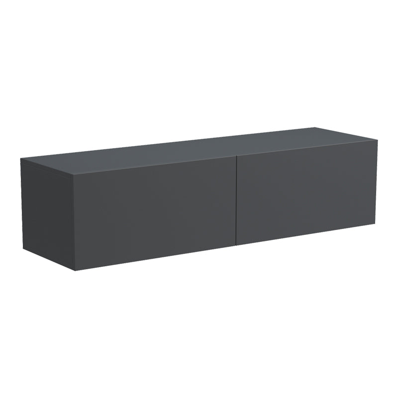 Стенен ТВ Шкаф RIVAL с LED Антрацит 120x35x30 см