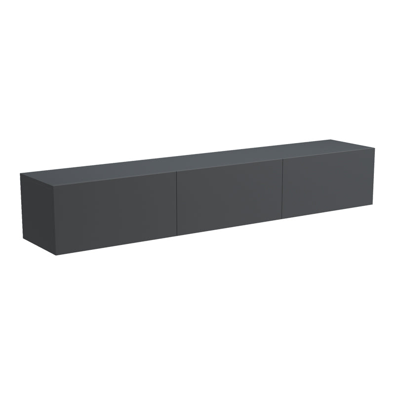 Стенен тв шкаф с led RIVAL антрацит 180x35x30см