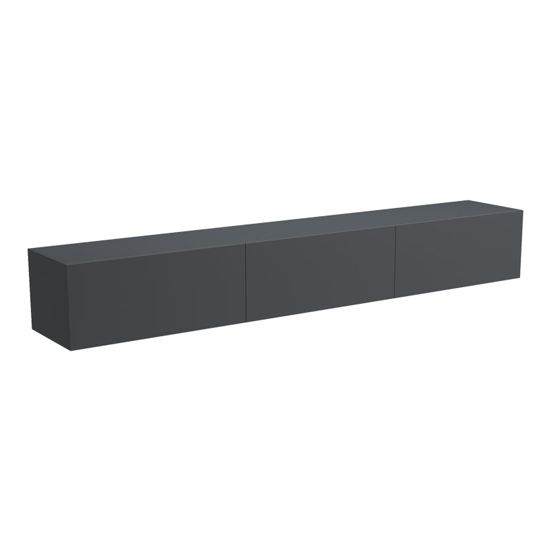 Стенен тв шкаф с led RIVAL антрацит 210x35x30см