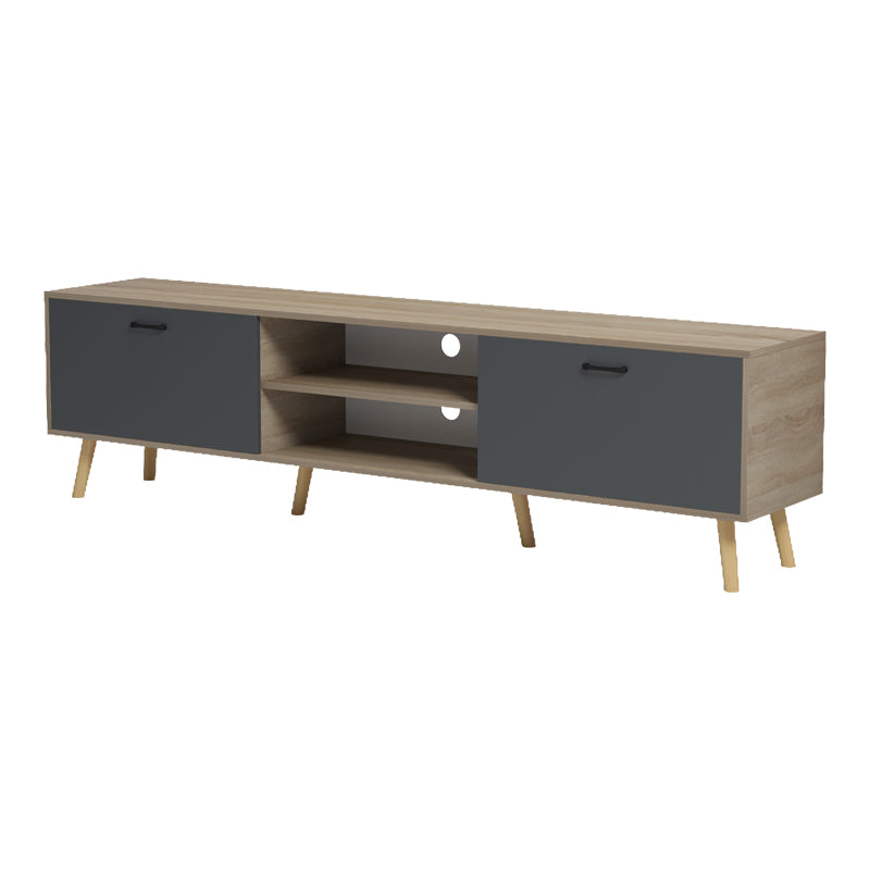 ТВ Шкаф GORNA Сонома-Антрацит 180x35x48.6 см