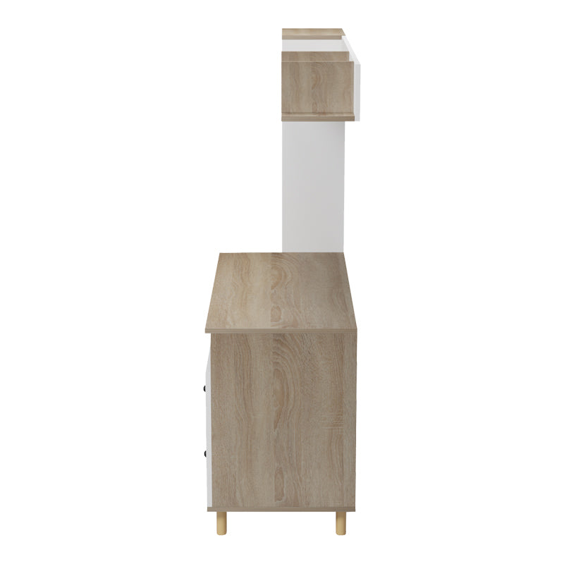 Офис модул KONTOR сонома-бял  160x50x162см